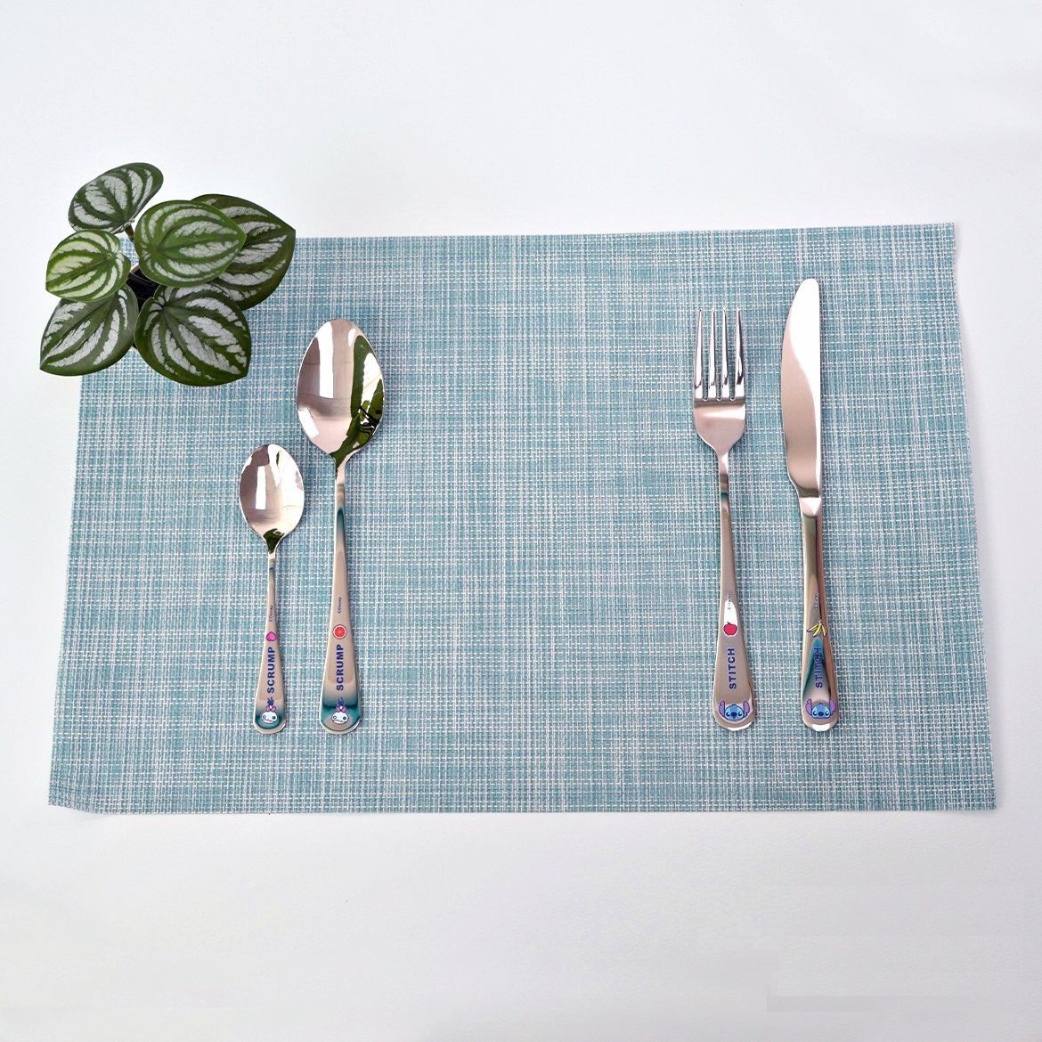 迪士尼史迪仔 |  304不銹鋼餐具套裝|禮盒 (匙,叉,刀)