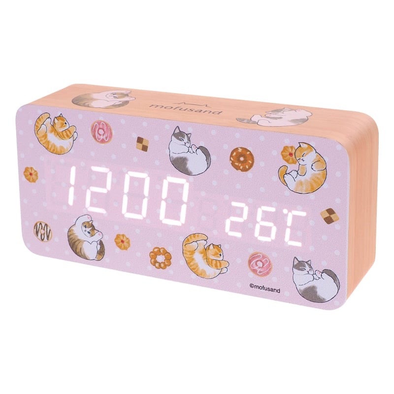 Mofusand桌上款LED電子鐘
