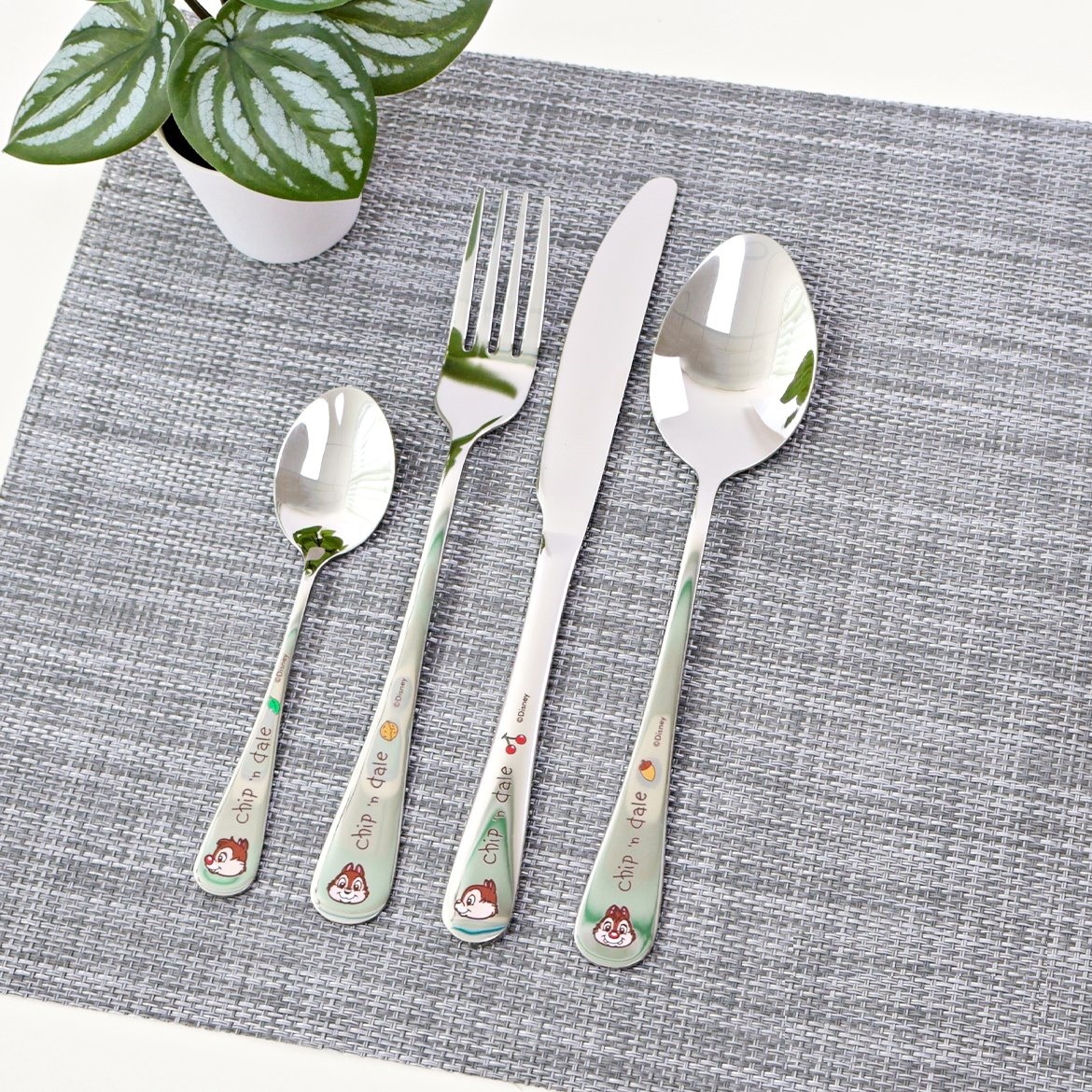 迪士尼鋼牙與大鼻 |  304不銹鋼餐具套裝|禮盒 (匙,叉,刀)