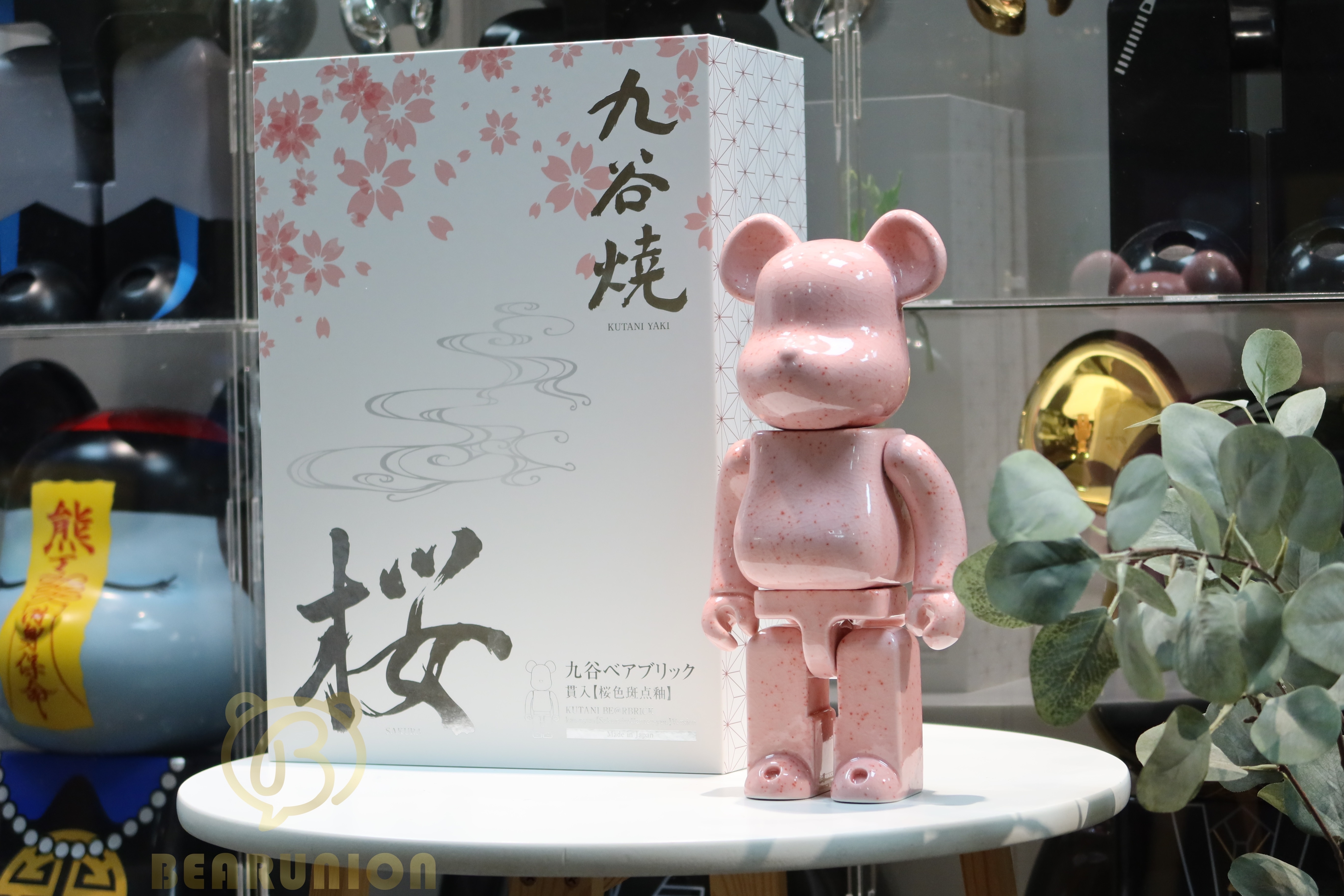 🥇現貨🥇BEARBRICK  400% 九谷燒 櫻花色