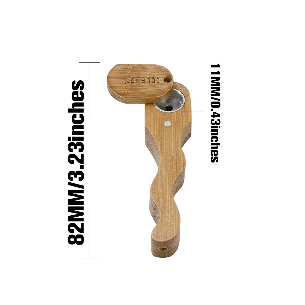 【飛航模式】生動蛇形造型旋轉煙斗