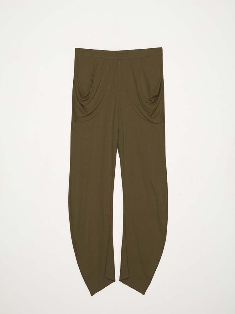 Draped Pocket Trouser