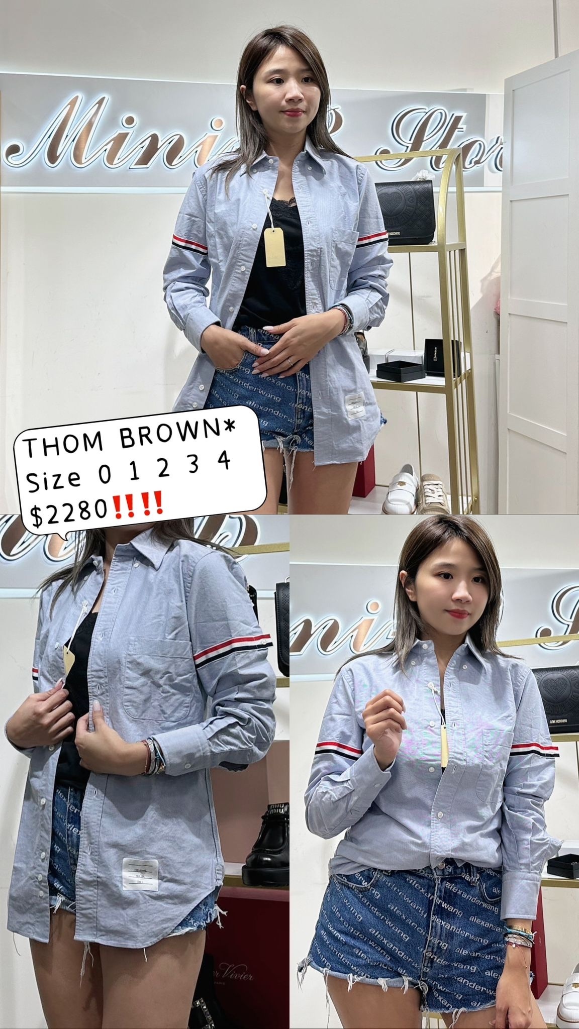 THOM BROWNE - MWL150EF0313 - 480 -T