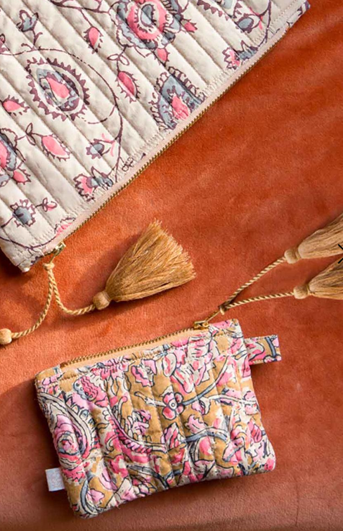 預購𓂃LOUISEMISHA│Lois Pouch流蘇拉鍊零錢包．Honey Poem