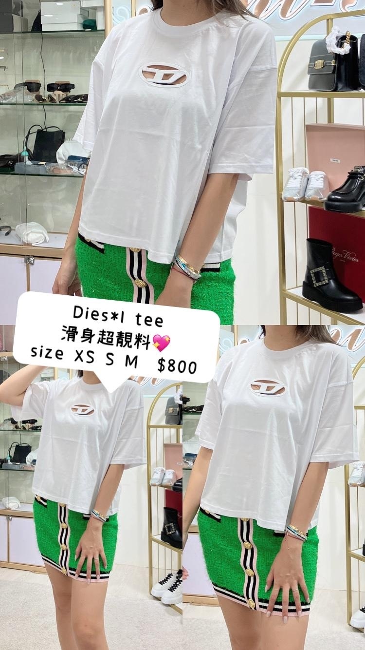 DIESEL 鏤空tee-M