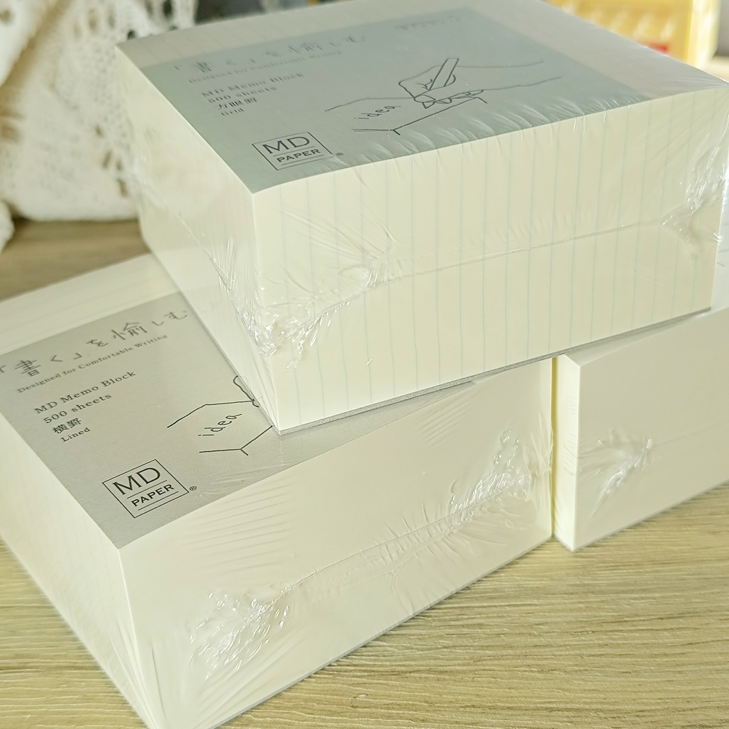 日本MIDORI．MD便條紙磚 空白/橫線/方格 共三款