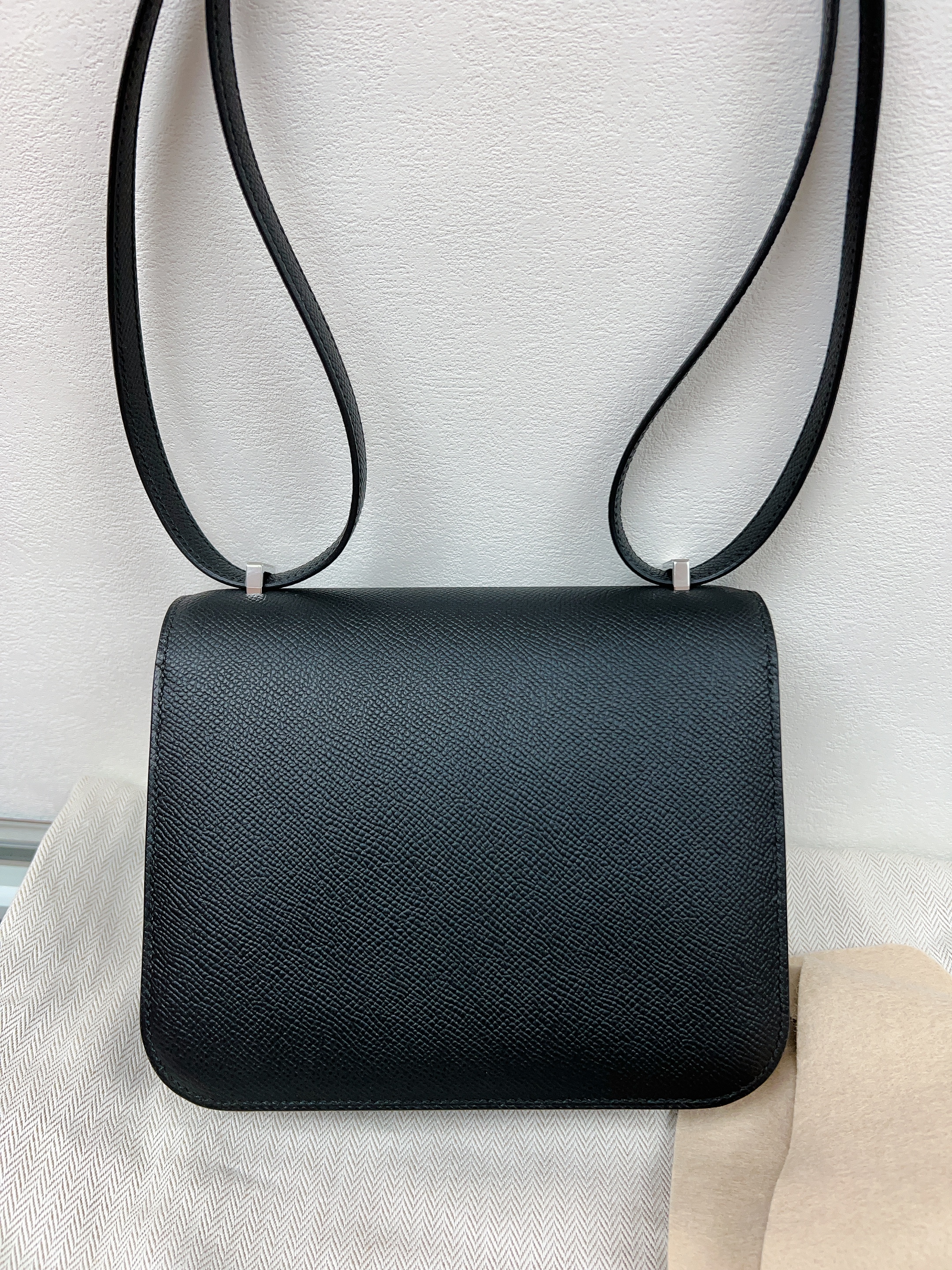 *Brand New* Hermes mini constance/ mini c/ black PHW / stamp w