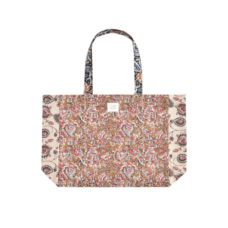 預購𓂃LOUISEMISHA│Beverly Tote Bag手提購物袋．Honey-charcoal Poem