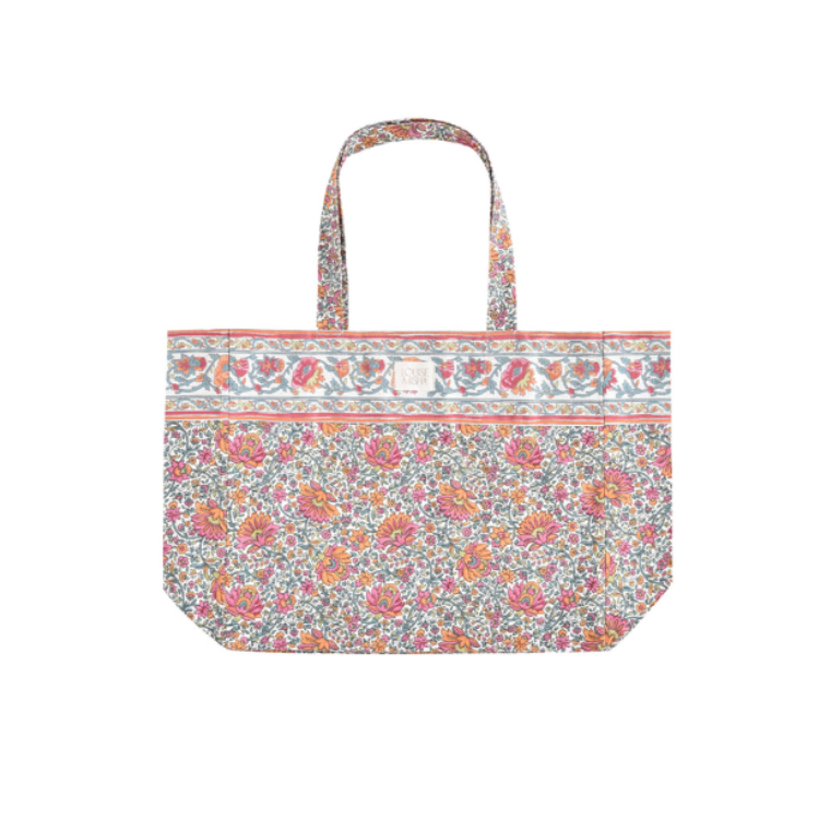 預購𓂃LOUISEMISHA│Beverly Tote Bag手提購物袋．Ivory Winter Garden