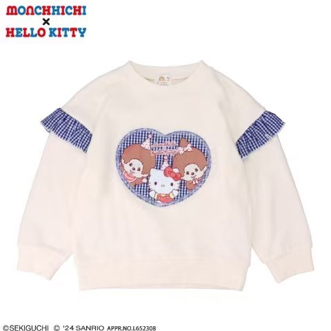 日單 monchichi & kitty 聯名款衛衣