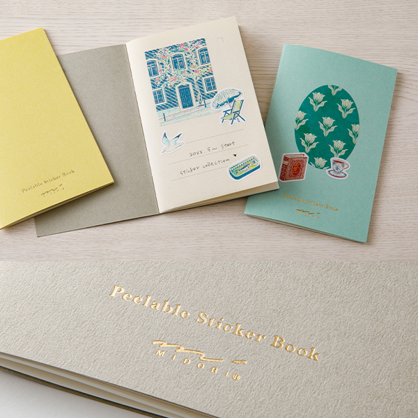 貼紙簿附口袋 B6｜日本MIDORI