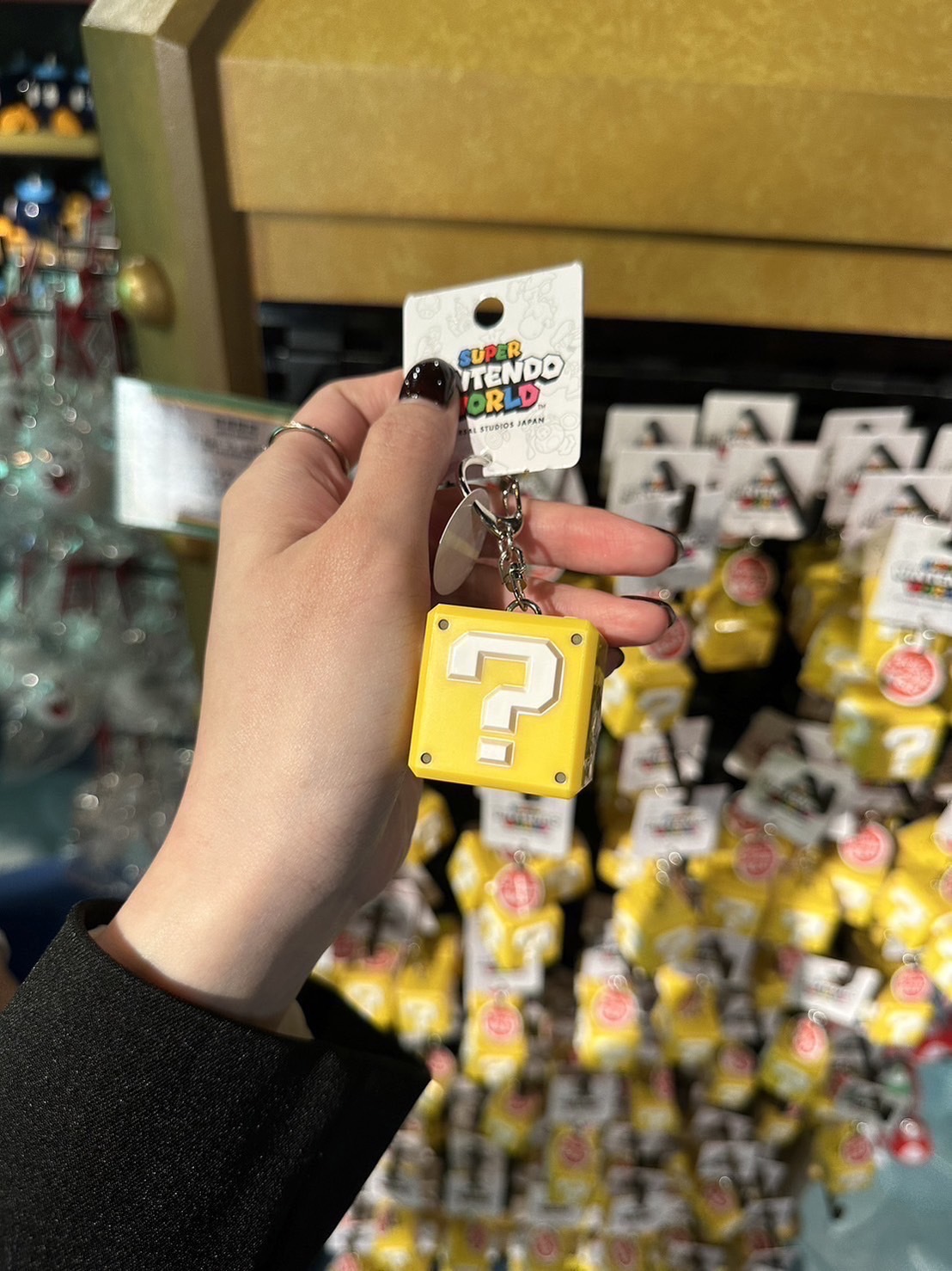 【APAIR】現貨 日本環球影城限定 瑪利歐 問號磚塊 聲效鑰匙圈