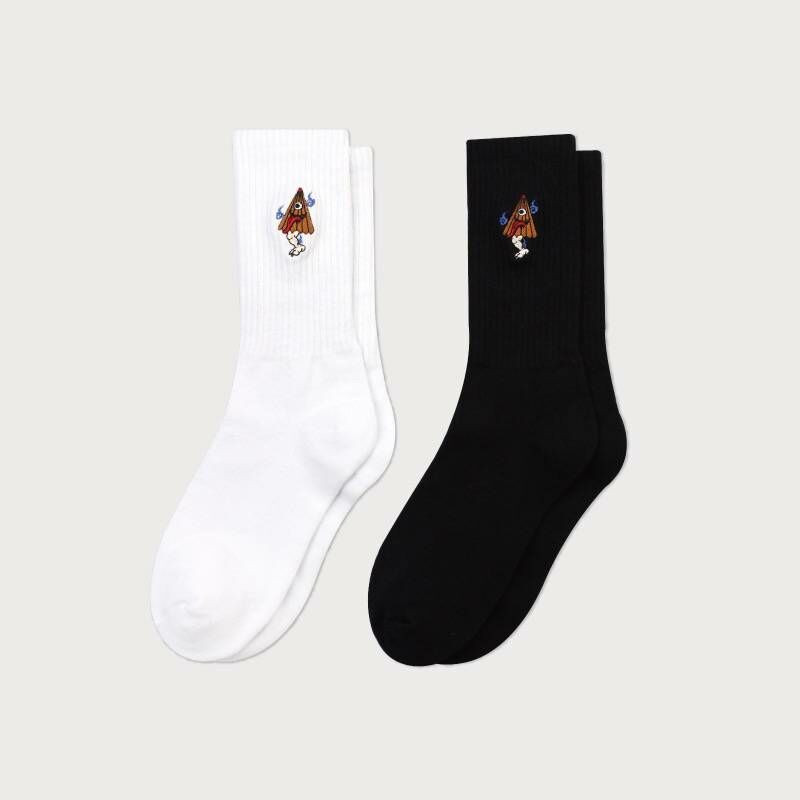 現貨|日系唐傘小僧刺繡毛巾襪【SCSXU4】