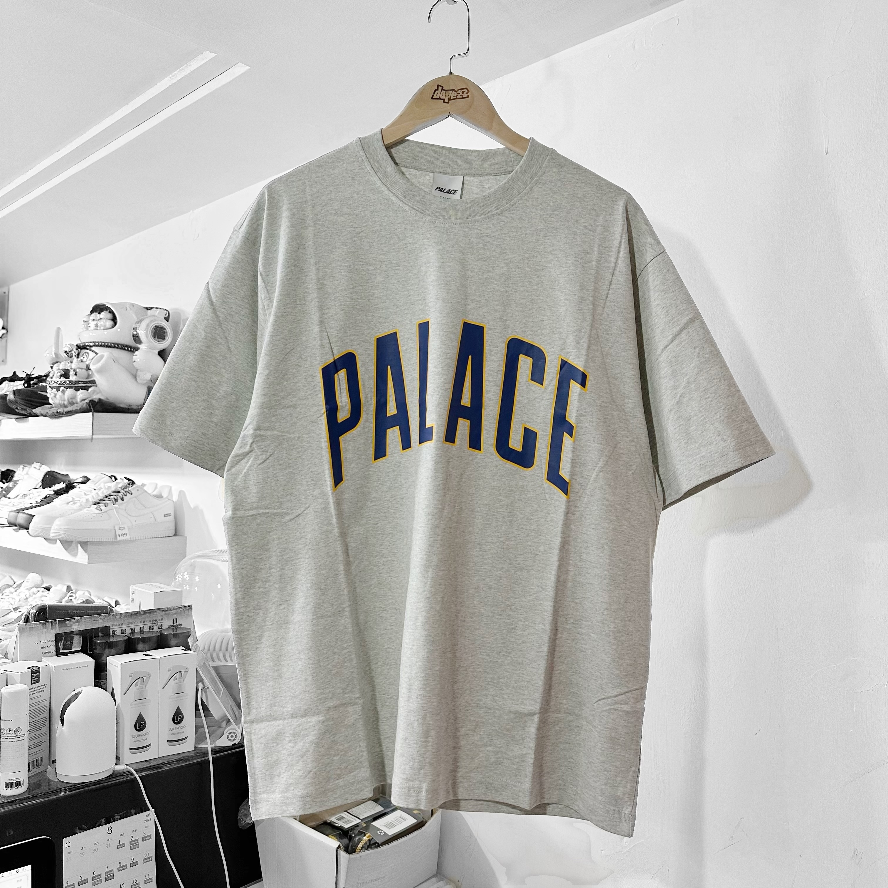 PALACE  Athletic Heavy T-Shirt (Grey Marl)