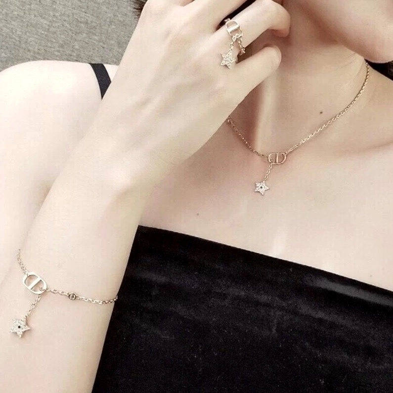 18k 雙D”夢幻星空鑽墜定製項鍊/手鍊系列