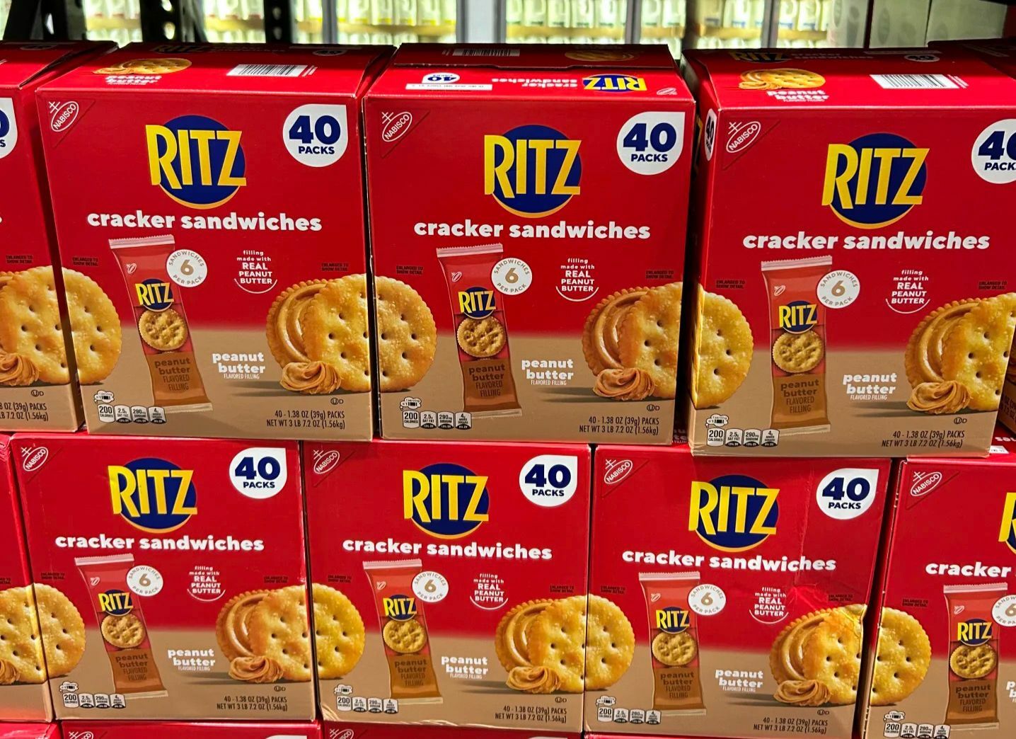 【預購】RITZ F082104 花生醬餅乾40包