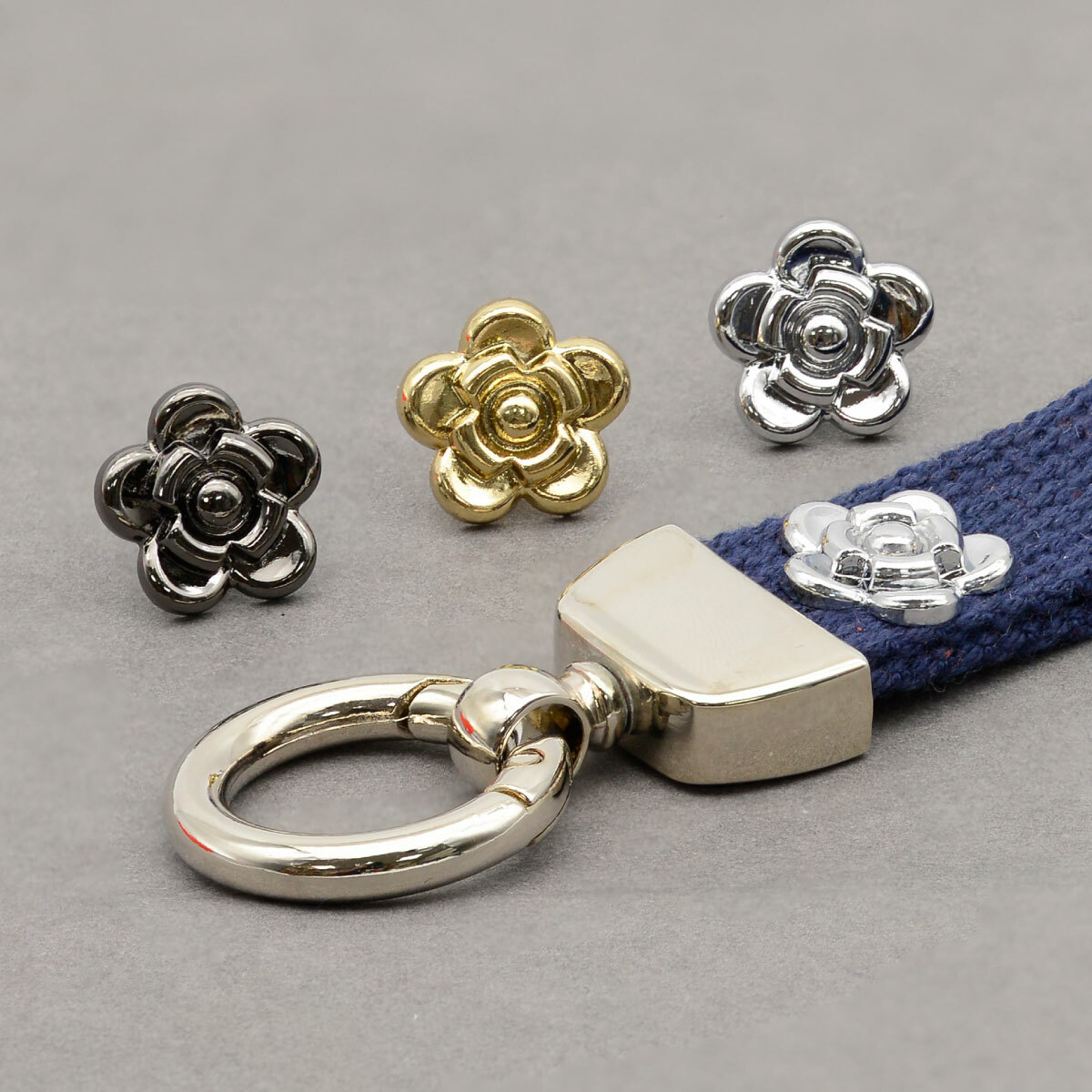 花朵造型鉚釘/個【有3種顏色可選擇】