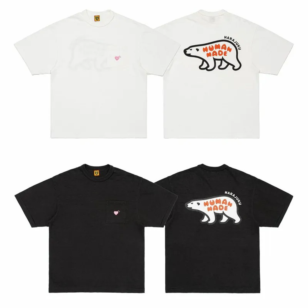 現貨┃HUMAN MADE HARAJUKU POLAR BEAR 店鋪限定 口袋短T 北極熊