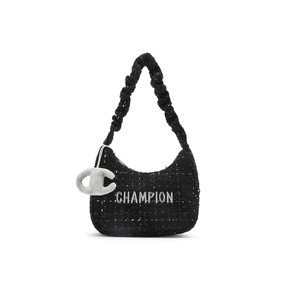 中性-Y2K 個性風 髮圈腋下肩背包-黑色（U4CACPU18U1）