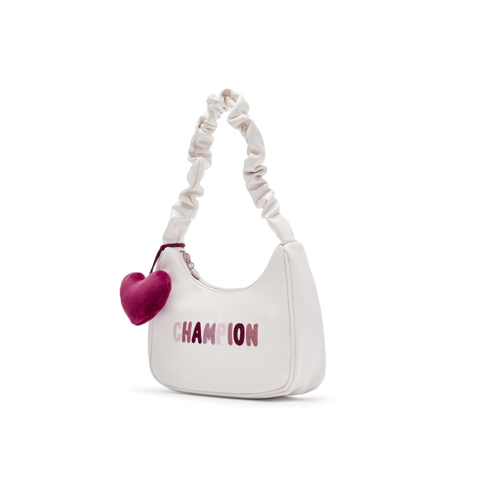 中性-C-LIFE  Y2K 個性風 髮圈腋下肩背包-白色（U4CACPU18K1）