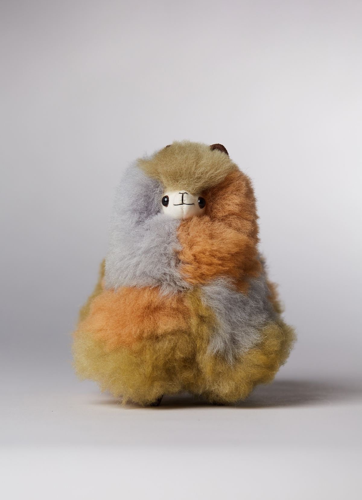 ST.MALO 秘魯工匠手工天然羊駝毛夜幕流沙羊駝-18CM-2479UH-灰岩蔓荊