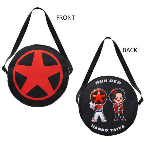 229864 Pbandai 預訂 2025/6月 爆上戦隊ブンブンジャー　デフォルメ　円形ショルダーバッグ（全6種）