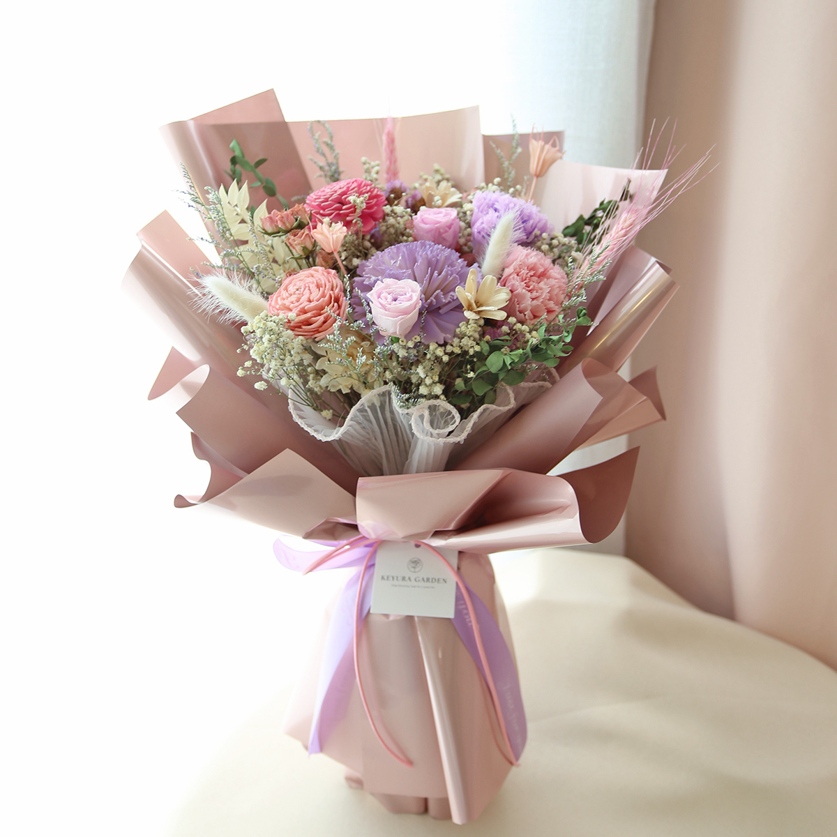 G45｜紫色系花束