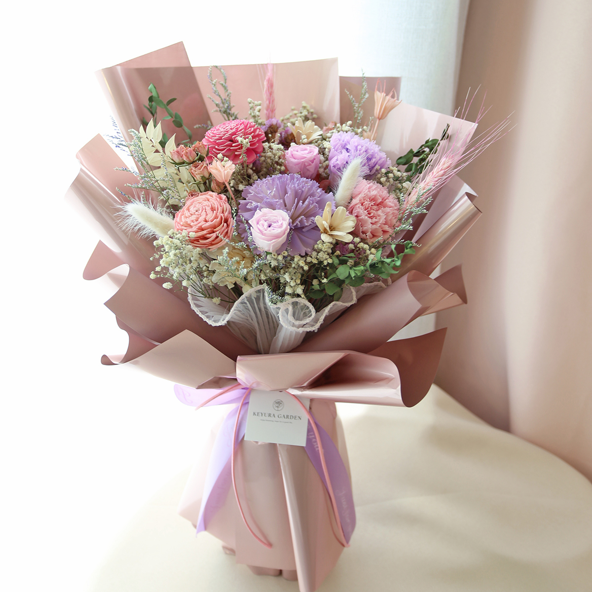 G45｜紫色系花束