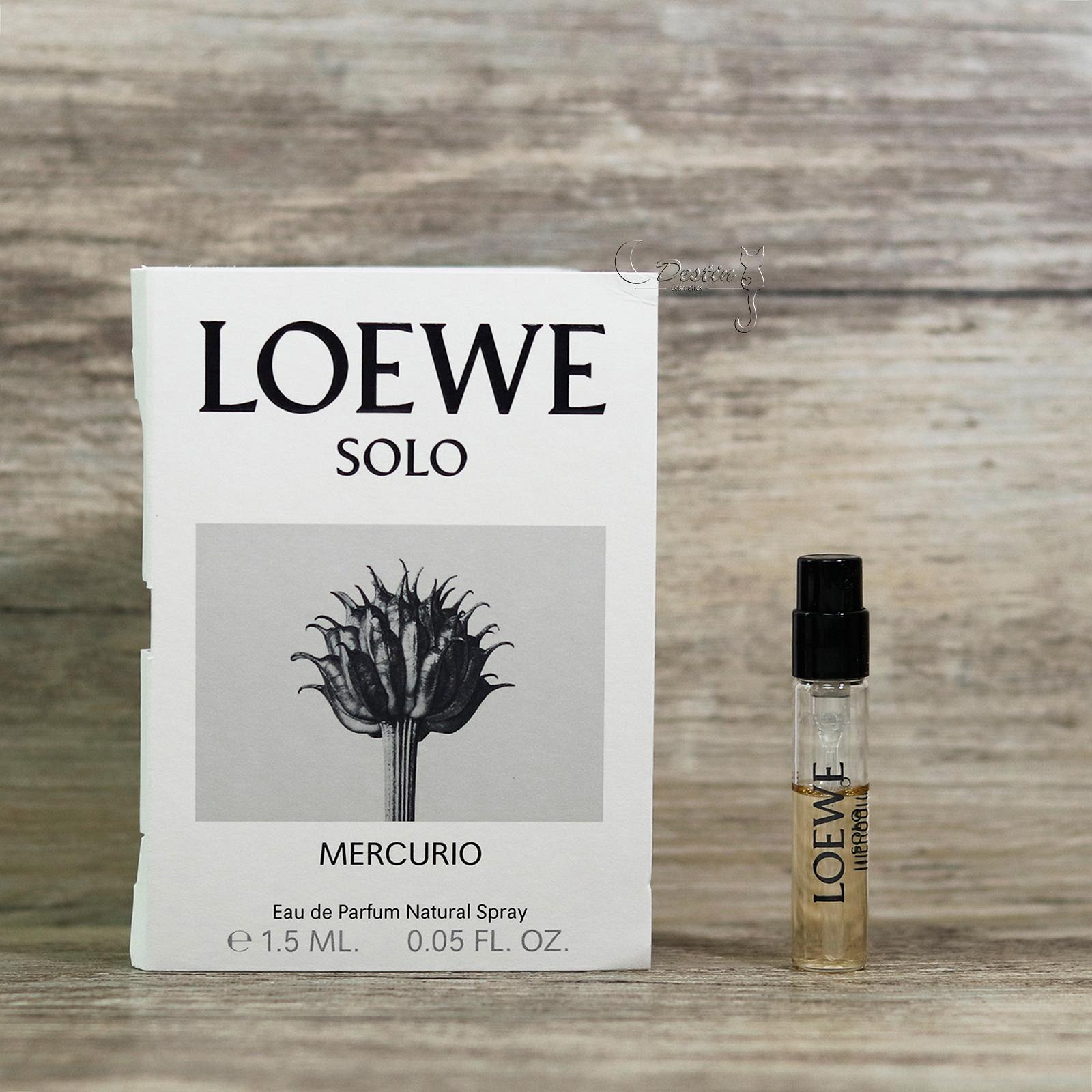 LOEWE 星際獨奏Solo Mercurio 男性淡香精1.5mL 可噴式全新試管香水