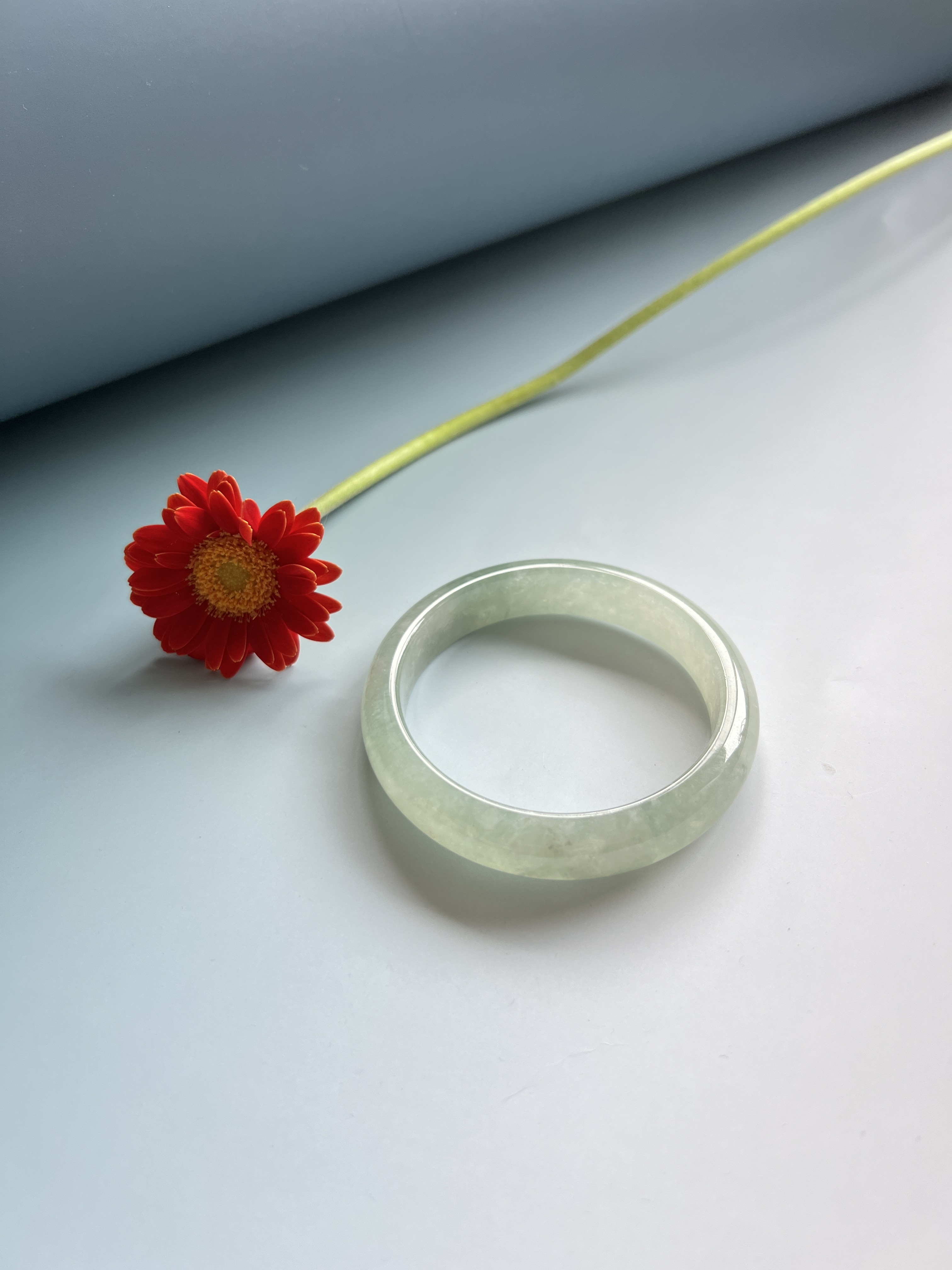 冰薄青翡翠手鐲