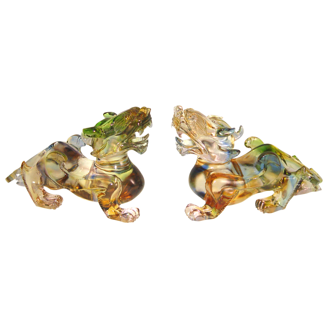 財氣匯聚守護神｜琉璃貔貅 鎮宅擺飾