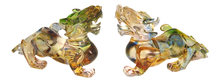 鹿港窯禮品館 鎮宅之寶 鹿港窯琉璃貔貅 開運招財必備