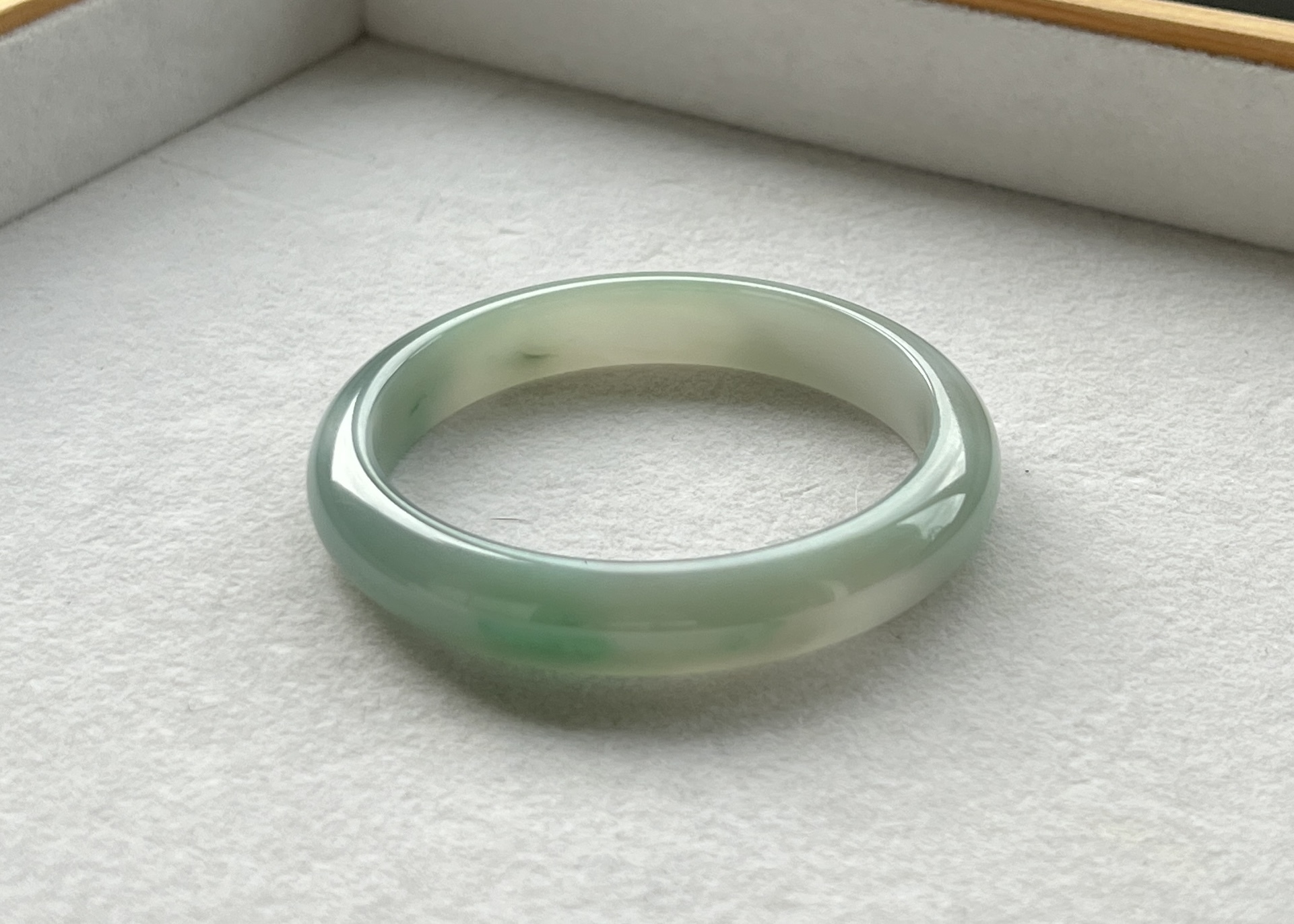 碧波晴翡細正圈手鐲