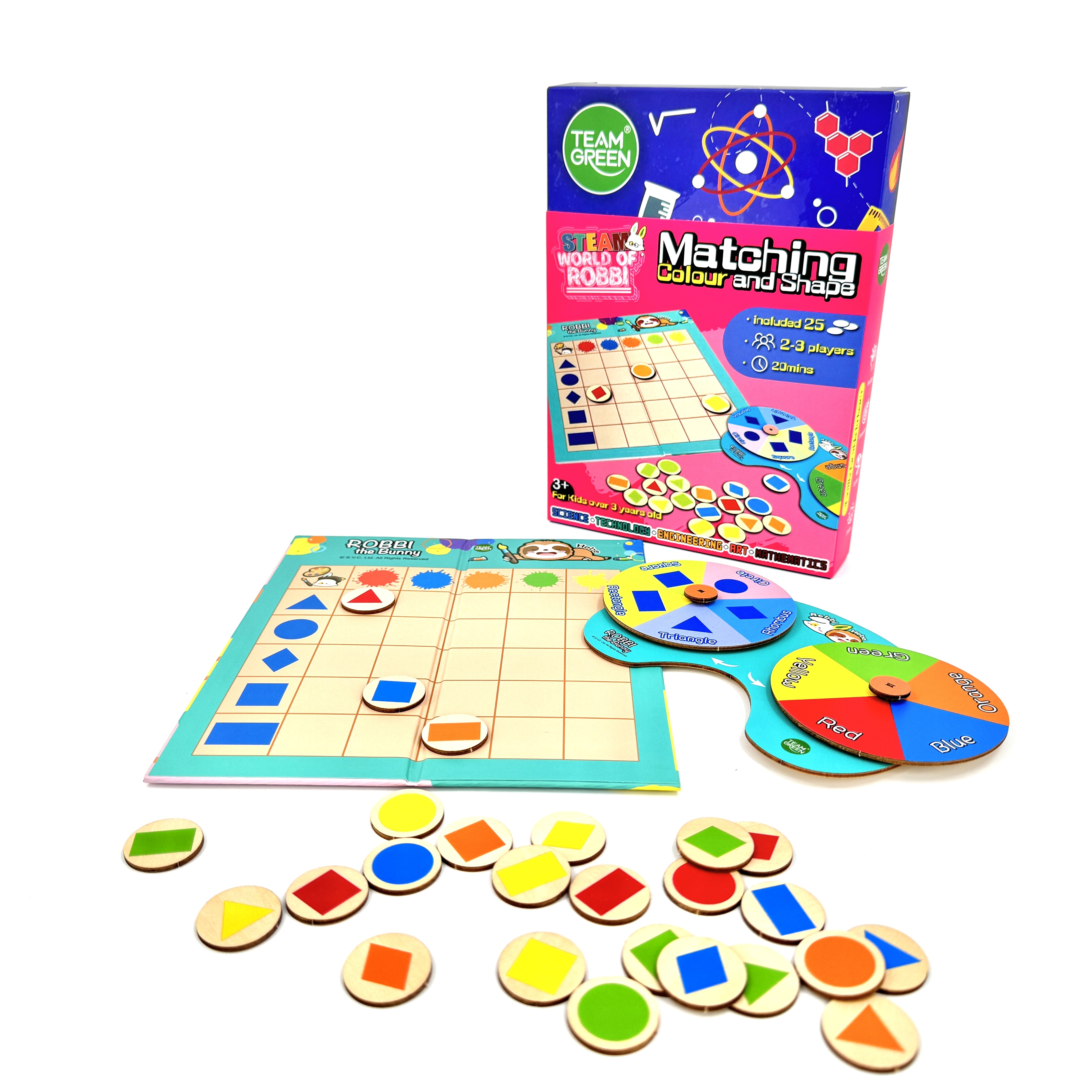 【Robbi STEAM】Matching Color and Shape