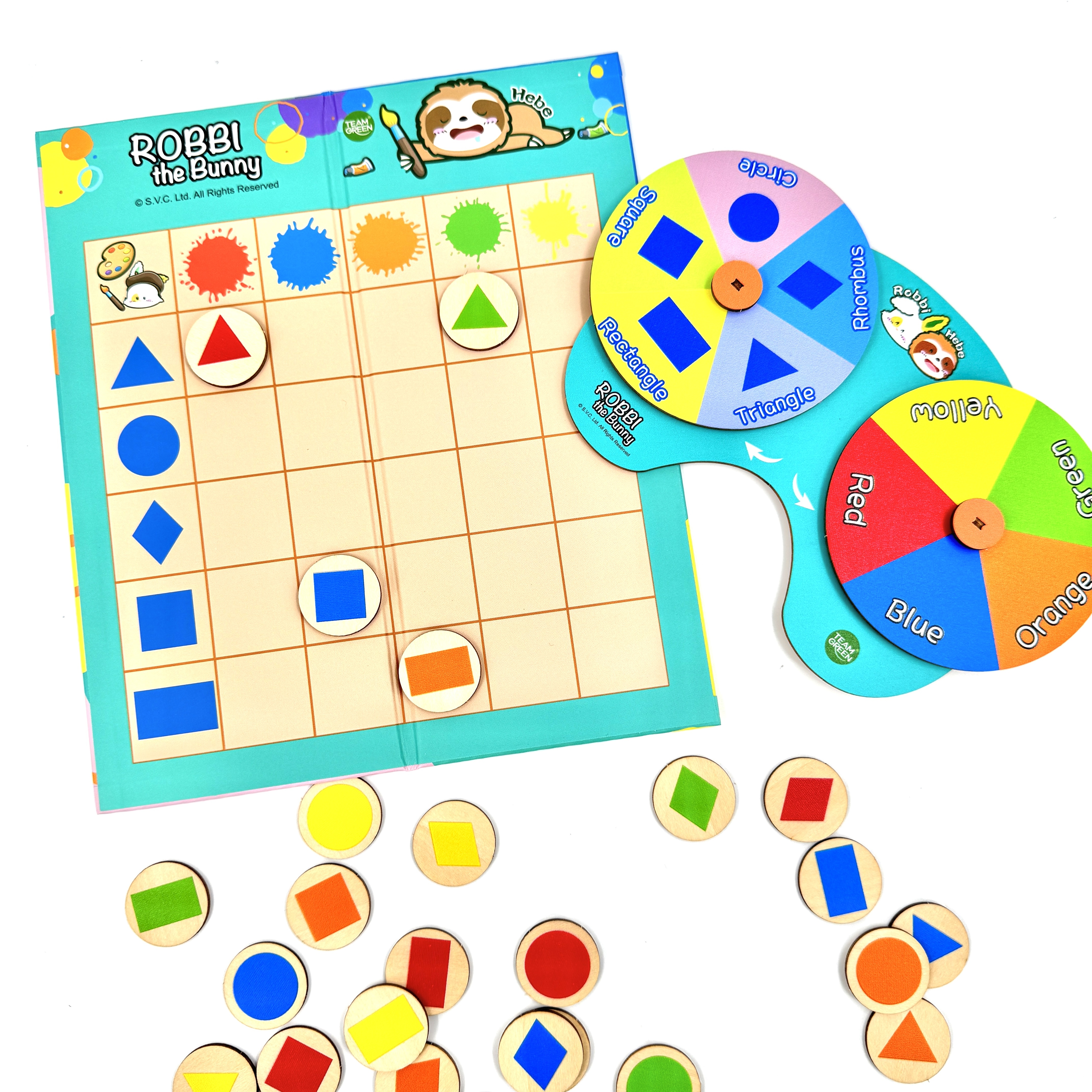 【Robbi STEAM】Matching Color and Shape