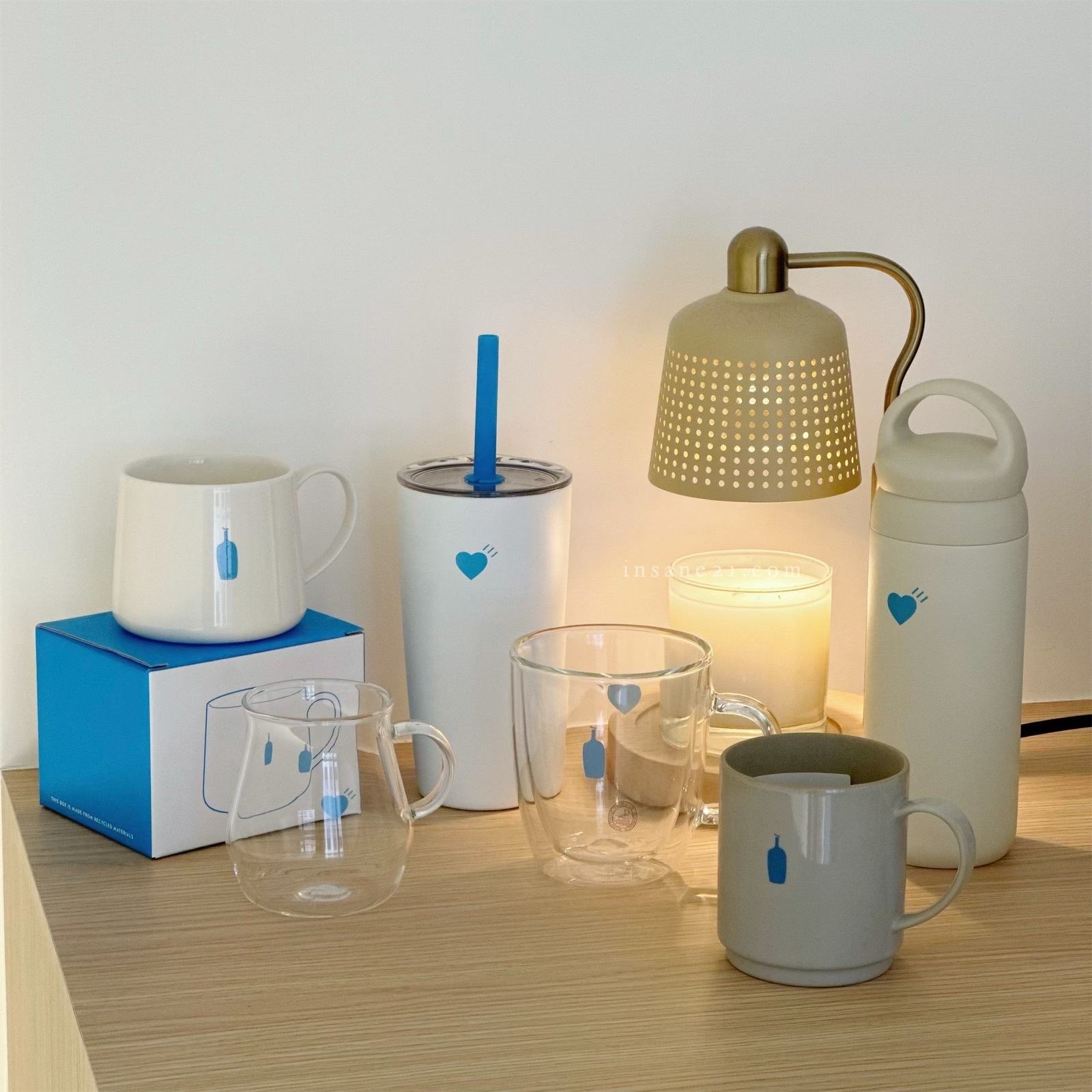 BLUE BOTTLE COFFEE 藍瓶子 愛心 馬克杯 水壺 杯子組