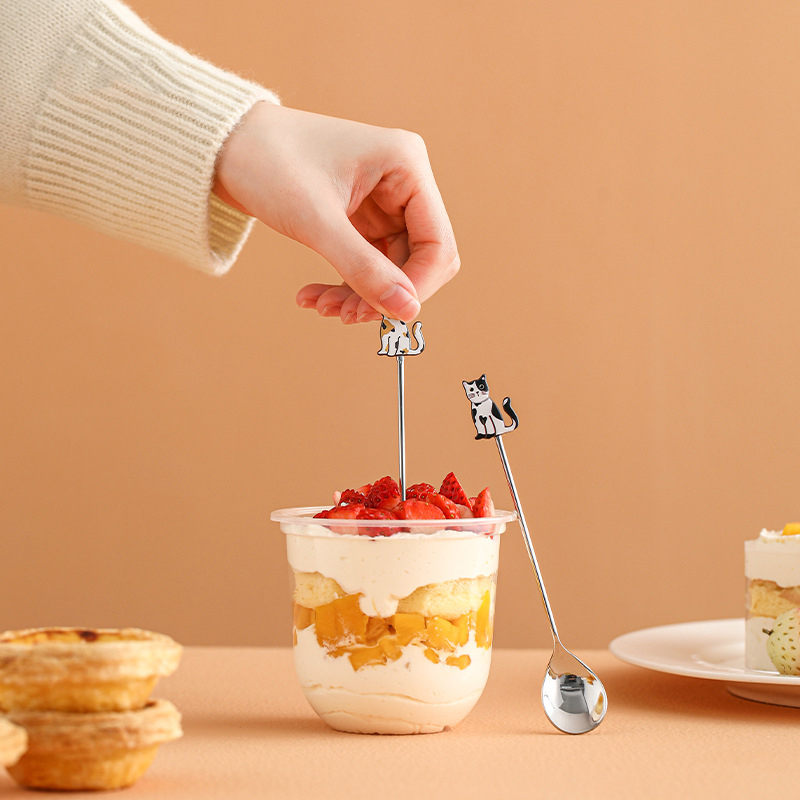 甜點勺∣Fluffy系列 賓士貓∣FOHO