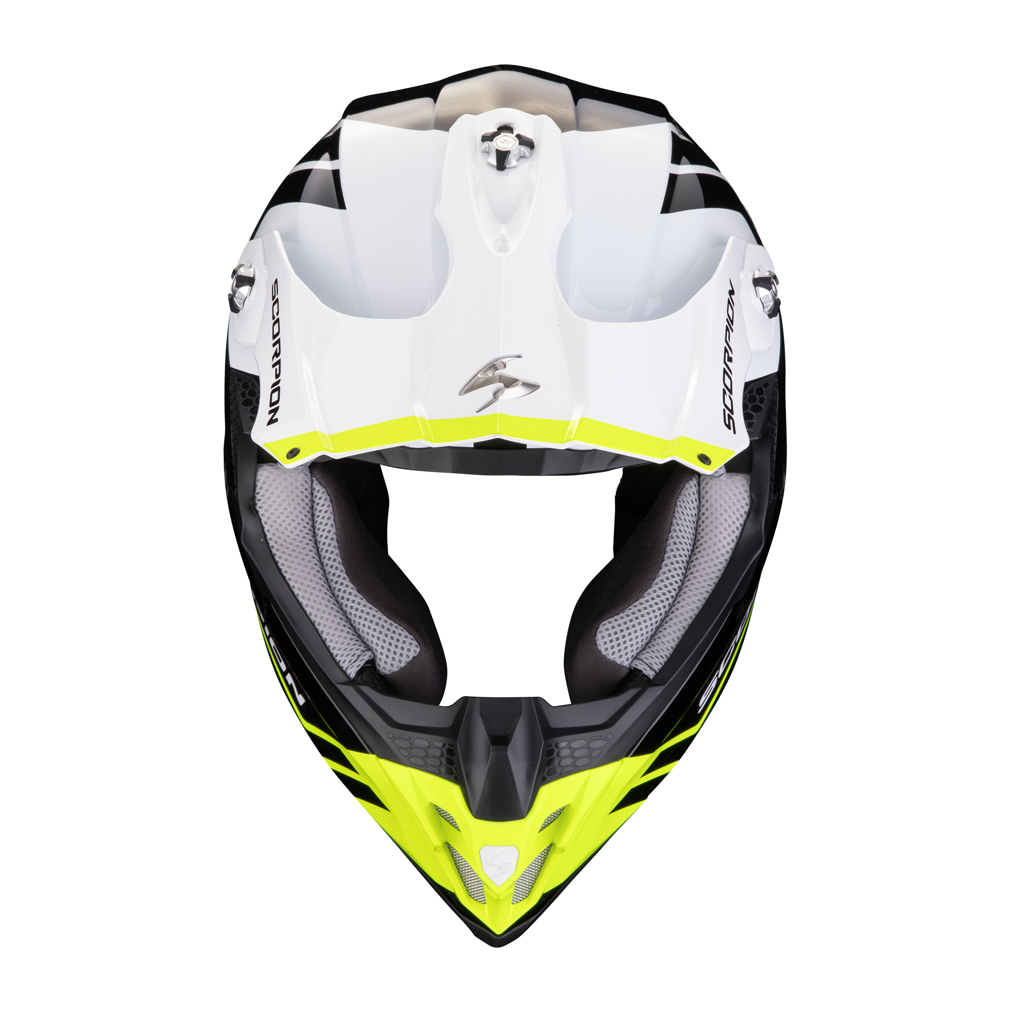 SCORPION VX-16 FUSION BLACK NEO-YELLOW 彩繪 黑螢光黃  越野帽