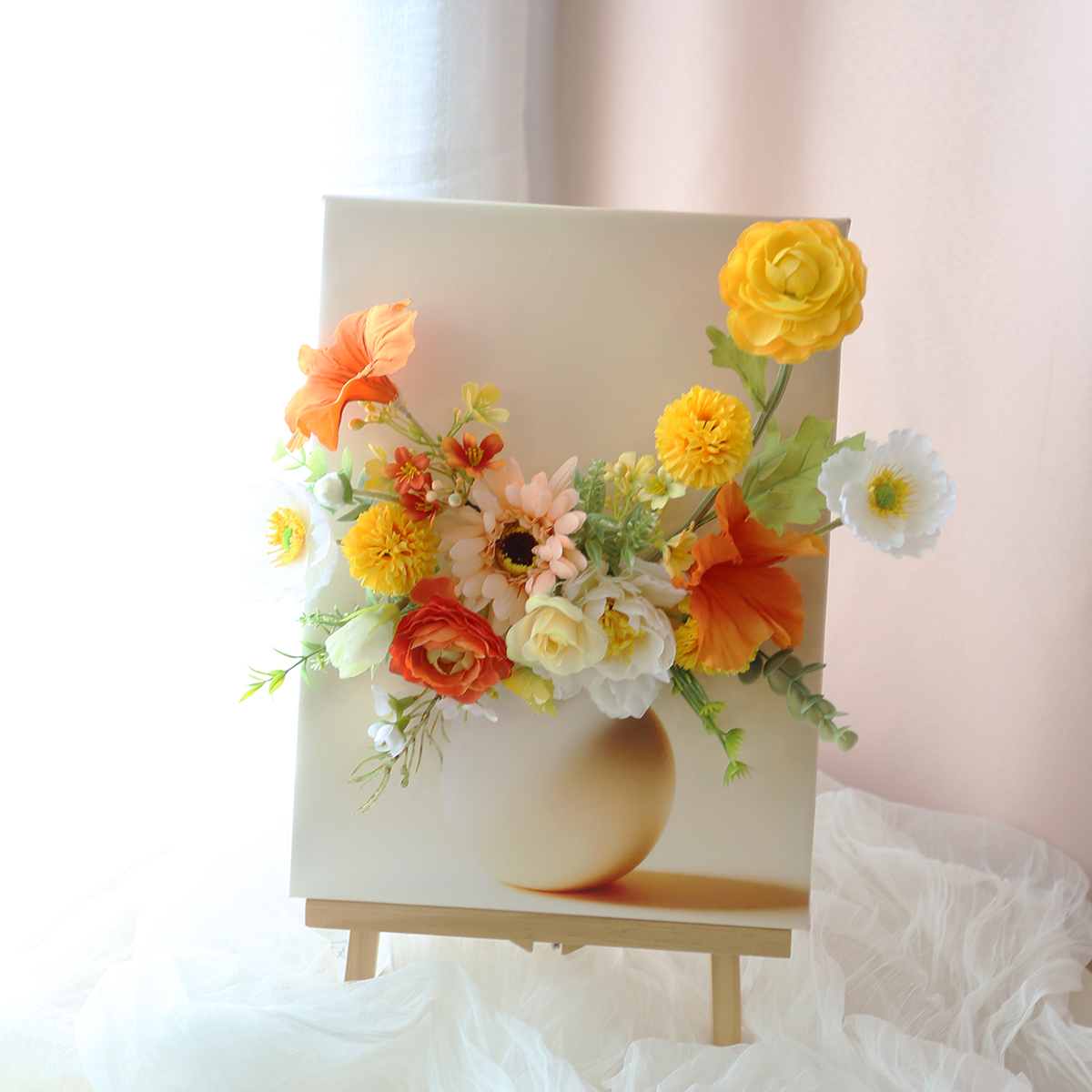 FD13｜美好祝願立體花畫材料包