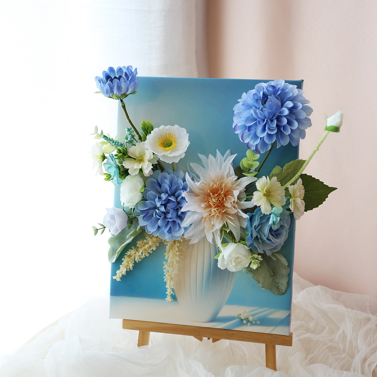 FD13｜美好祝願立體花畫材料包