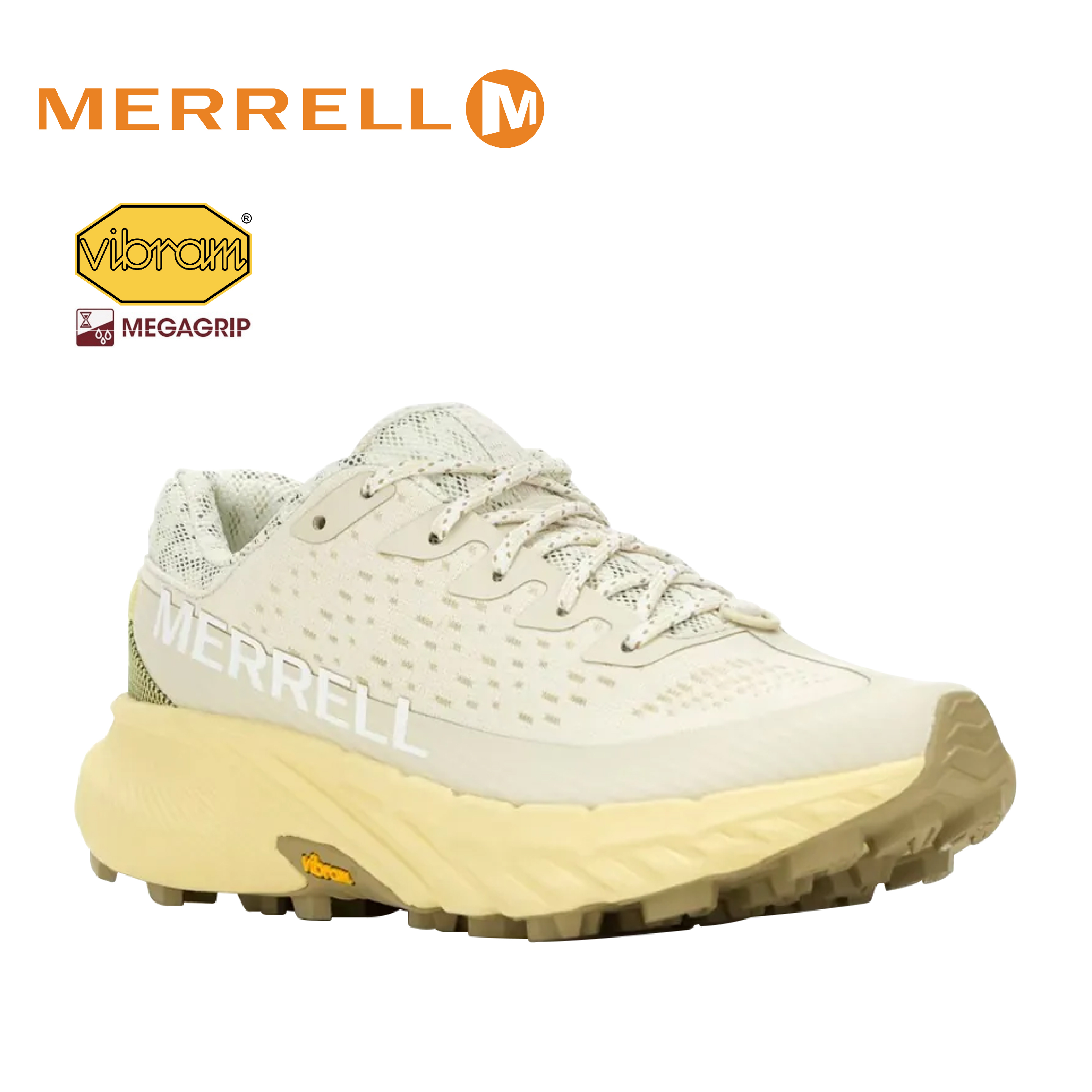 MERRELL 美國 AGILITY PEAK 5 輕量戶外越野運動鞋 女款 奶油黃色 31ML068260