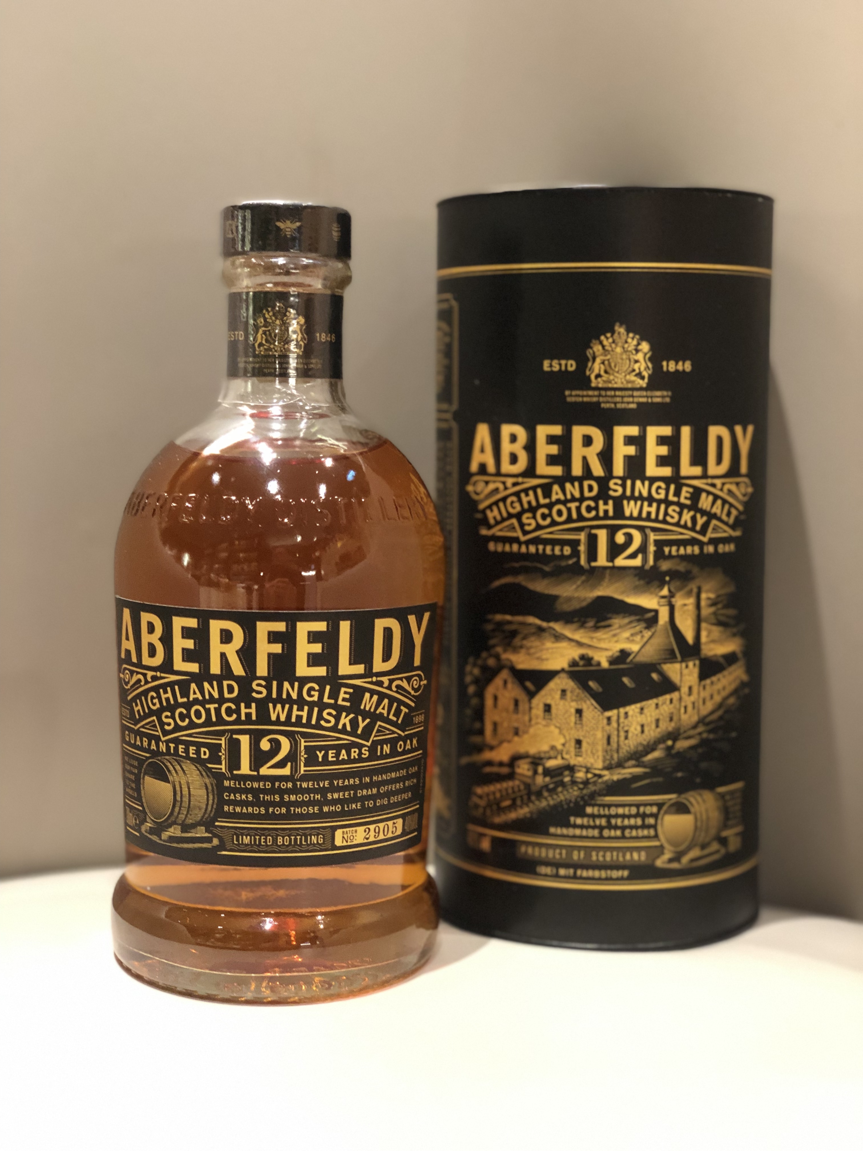 Aberfeldy 12 Years Single Malt Scotch 艾柏迪12年