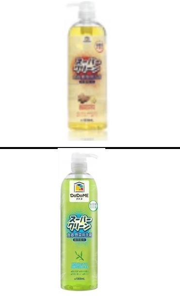 c1706  DODOME 食器蔬果洗潔精1000ml  $29/1 $75/3(送1卷萬用布)