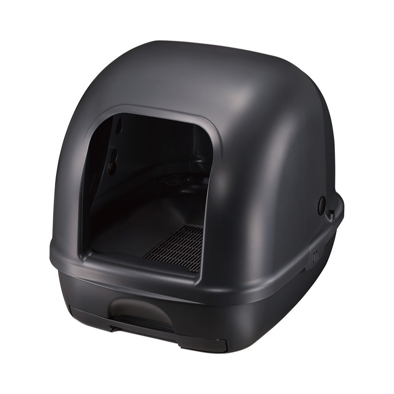 Unicharm 霧黑 抗菌除臭屋型貓便盆