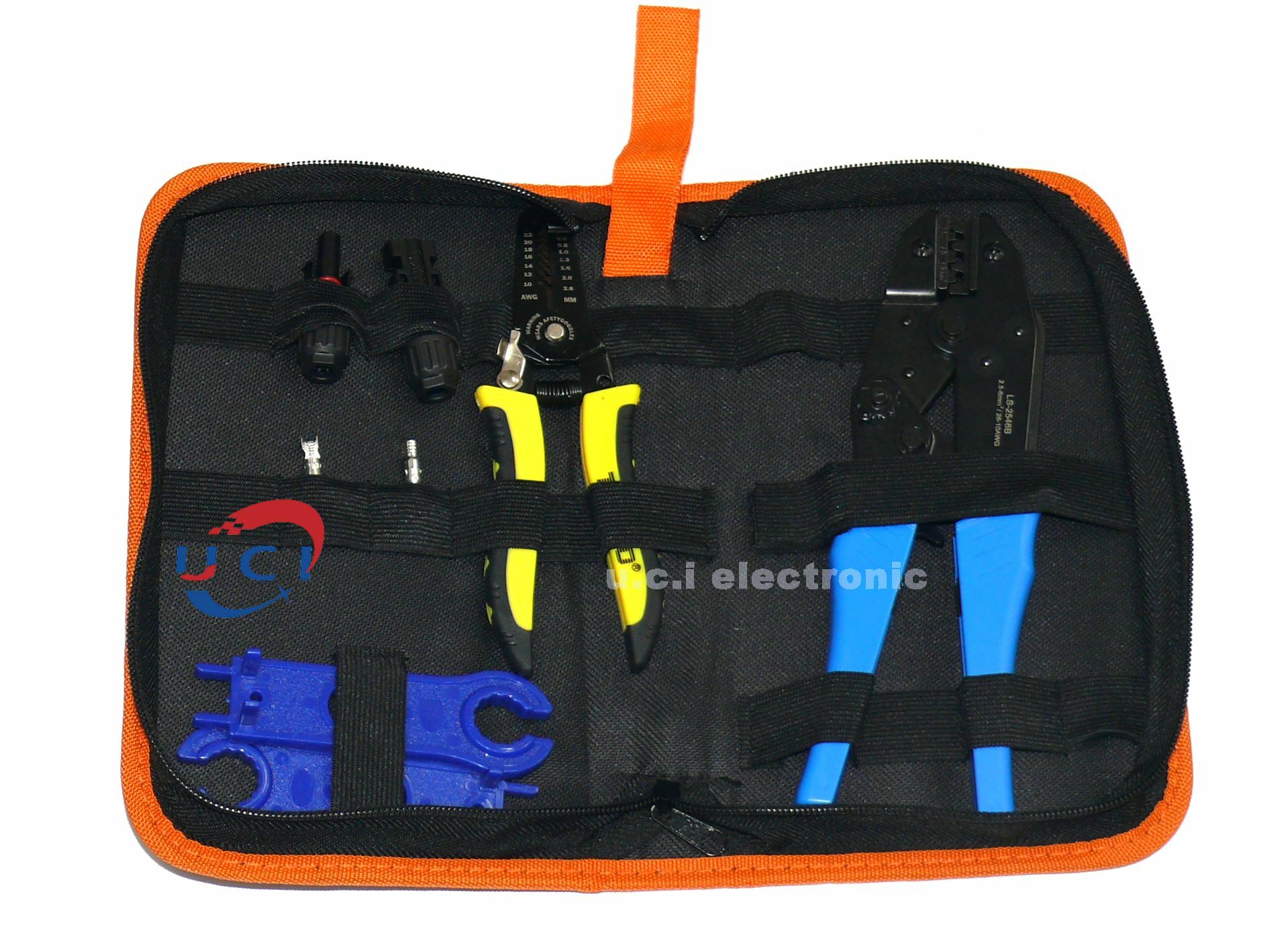 【UCI電子】(Z-1) MC4工具套裝 MC4工具包 太陽能安裝光伏工具鉗電纜剪線鉗壓線鉗