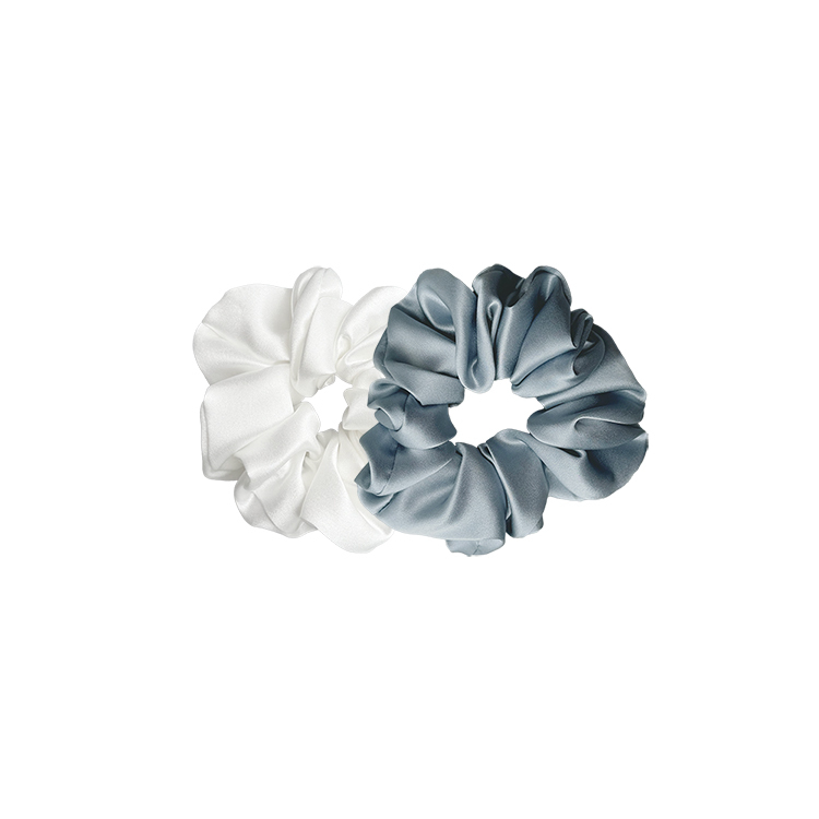 100%純桑蠶絲緞面髮圈(大)