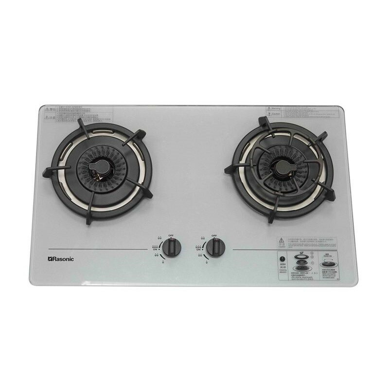 樂信 Rasonic   RG-233GS‧座檯‧嵌入式‧「火旋風」雙頭煮食爐‧煤氣‧石油氣‧香港行貨,原廠3年保養‧