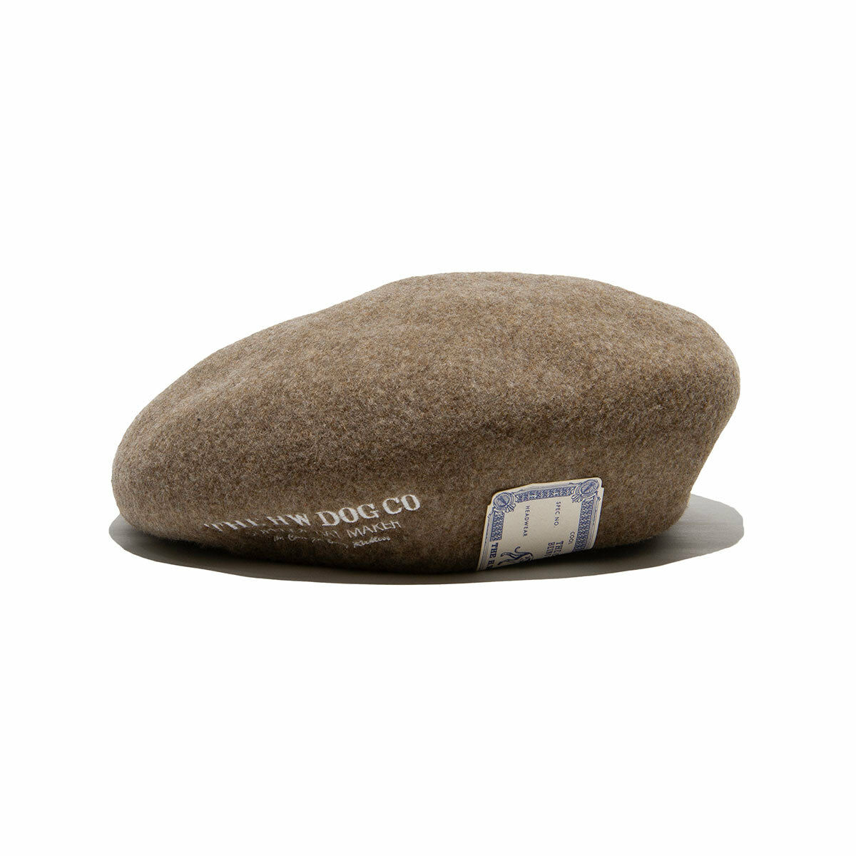 THE H.W. DOG & CO. 24S/S EMBROIDERY BIG BERET
