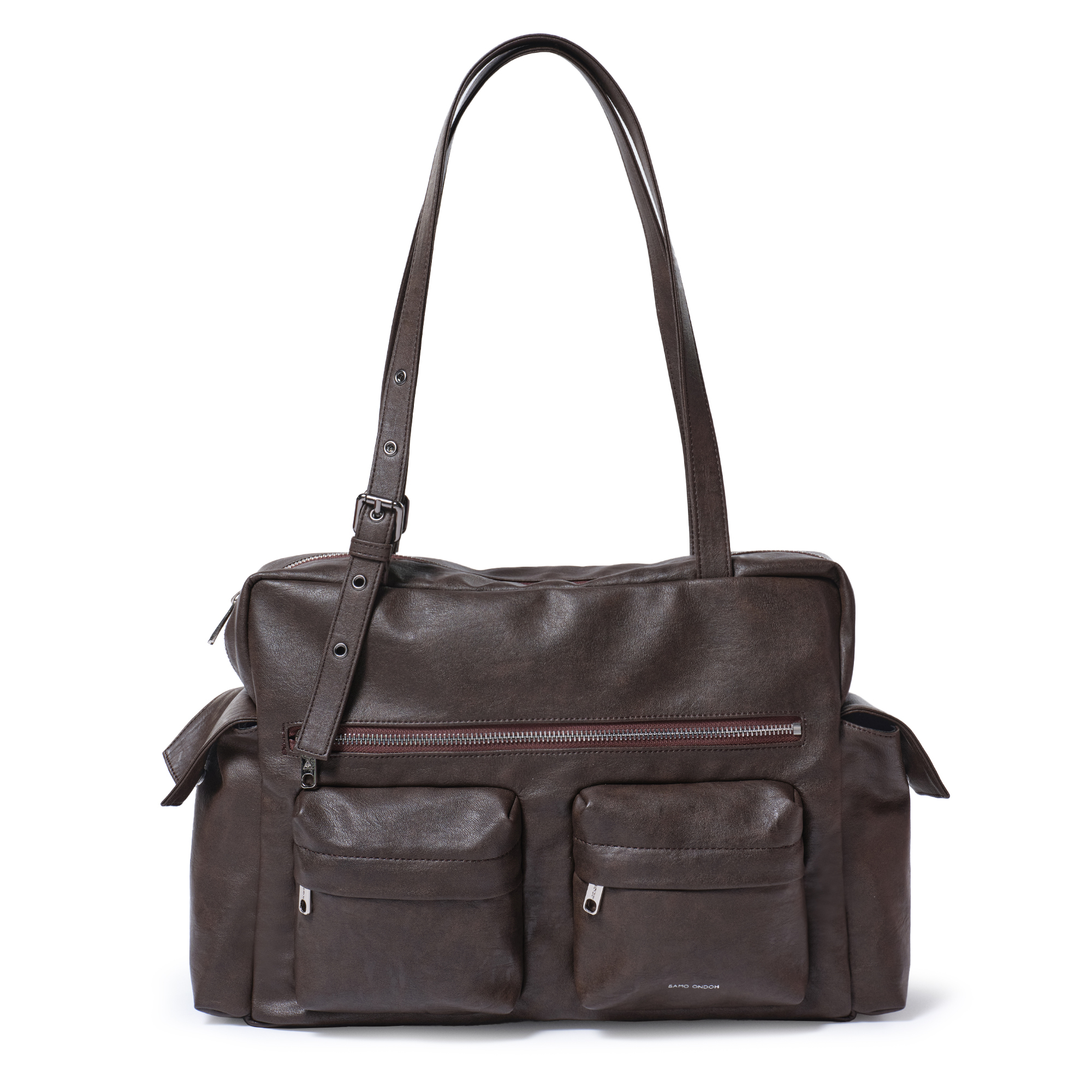 【SAMOONDOH】【送料・関税込み】Cross utility bag L cross utility bag L goat black