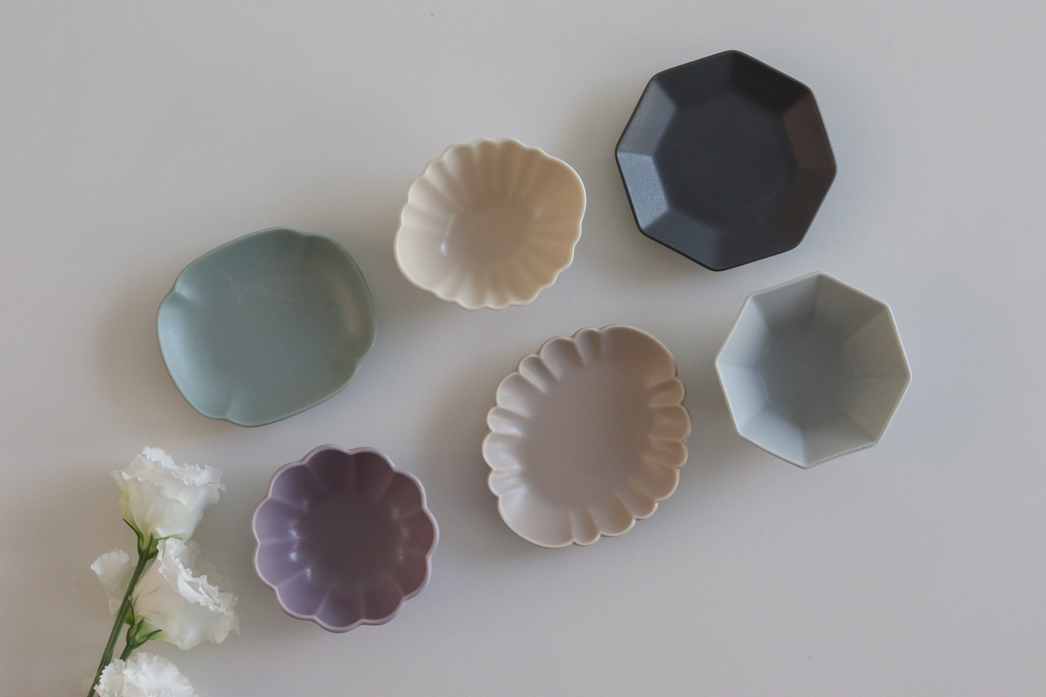 日本 美濃燒 莫蘭迪色 造型 小碟 豆缽